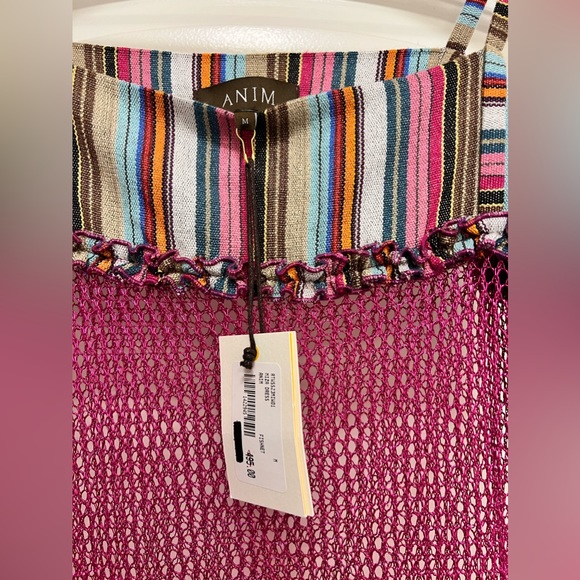 NWT Anim Miza Fishnet Beach Cover Up / Dress - Picture 12 of 13